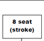 8 seat (stroke)